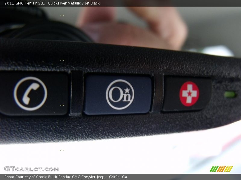 Quicksilver Metallic / Jet Black 2011 GMC Terrain SLE