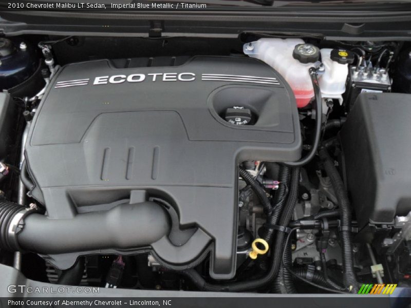 Imperial Blue Metallic / Titanium 2010 Chevrolet Malibu LT Sedan