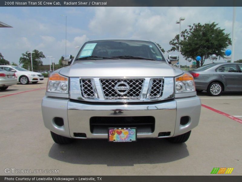 Radiant Silver / Charcoal 2008 Nissan Titan SE Crew Cab