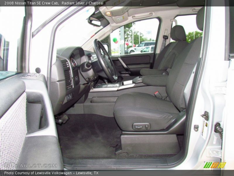Radiant Silver / Charcoal 2008 Nissan Titan SE Crew Cab