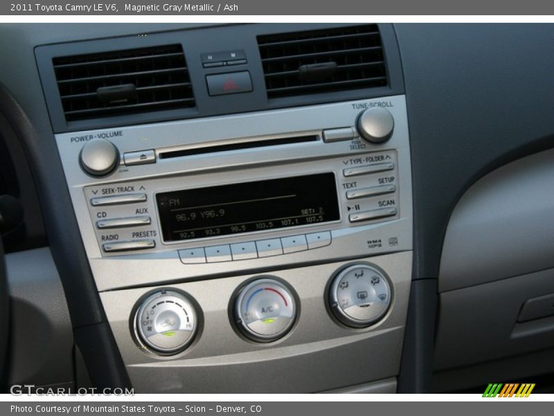 Magnetic Gray Metallic / Ash 2011 Toyota Camry LE V6