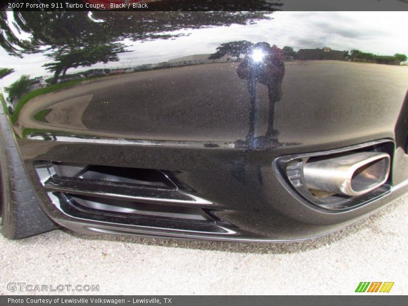 Black / Black 2007 Porsche 911 Turbo Coupe