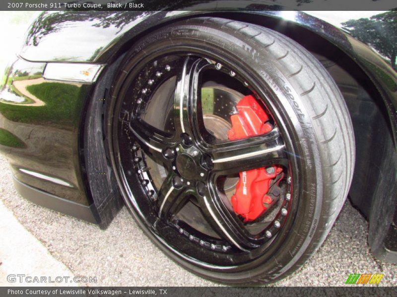 Custom Wheels of 2007 911 Turbo Coupe