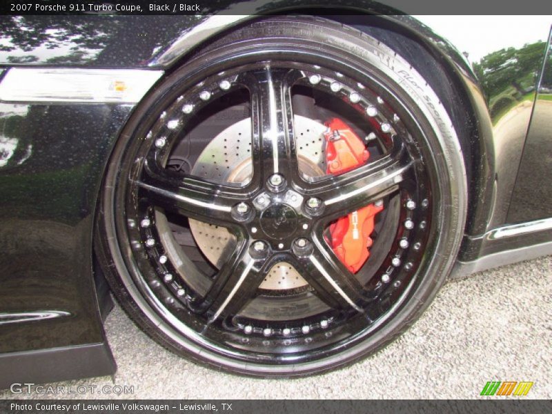 Custom Wheels of 2007 911 Turbo Coupe