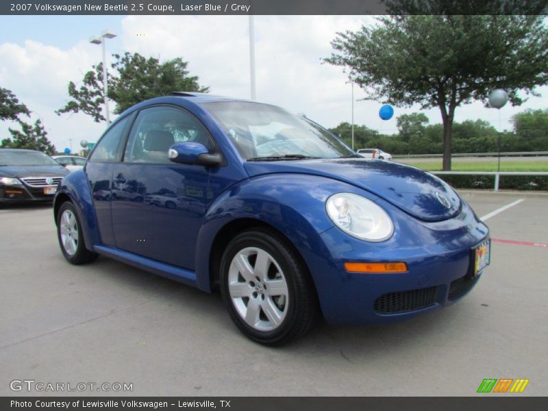 Laser Blue / Grey 2007 Volkswagen New Beetle 2.5 Coupe
