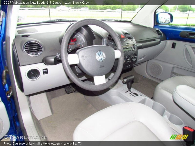Laser Blue / Grey 2007 Volkswagen New Beetle 2.5 Coupe