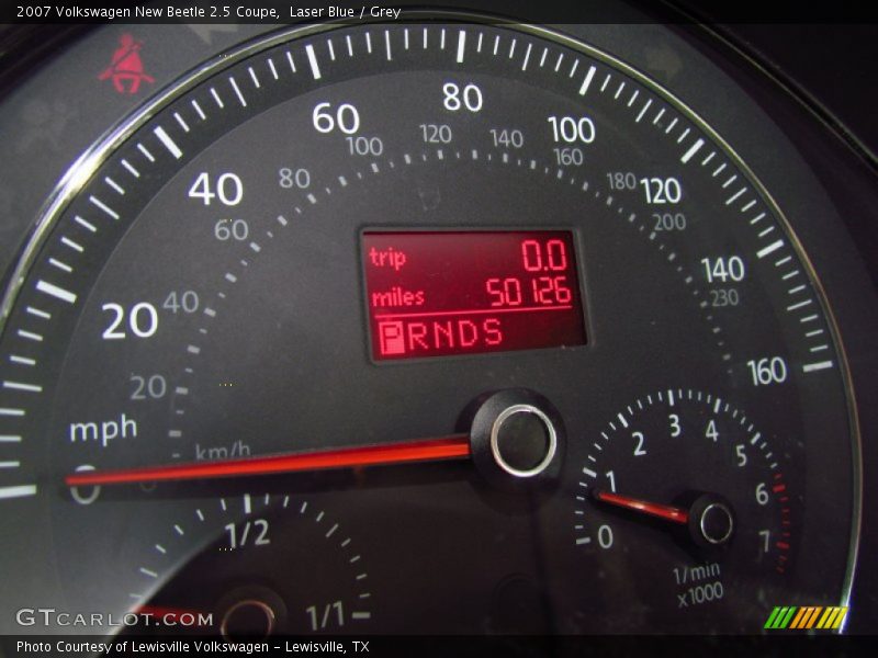 Laser Blue / Grey 2007 Volkswagen New Beetle 2.5 Coupe
