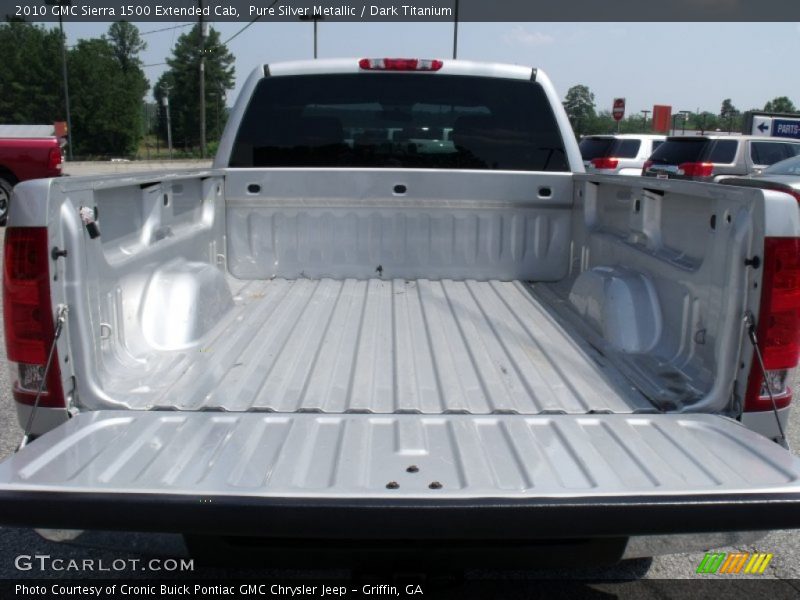 Pure Silver Metallic / Dark Titanium 2010 GMC Sierra 1500 Extended Cab