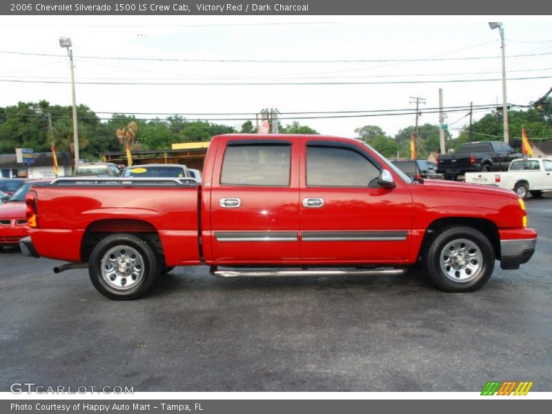 Victory Red / Dark Charcoal 2006 Chevrolet Silverado 1500 LS Crew Cab