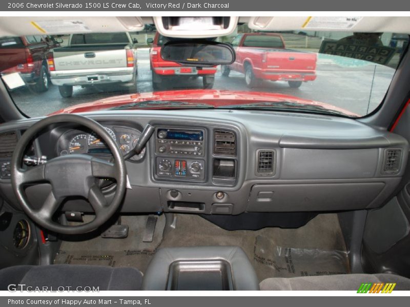 Victory Red / Dark Charcoal 2006 Chevrolet Silverado 1500 LS Crew Cab