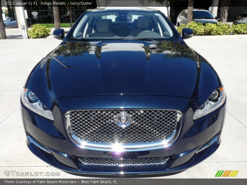 Indigo Metallic / Ivory/Oyster 2011 Jaguar XJ XJ