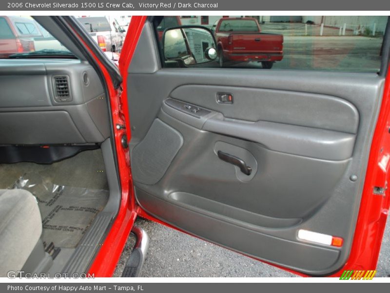 Victory Red / Dark Charcoal 2006 Chevrolet Silverado 1500 LS Crew Cab