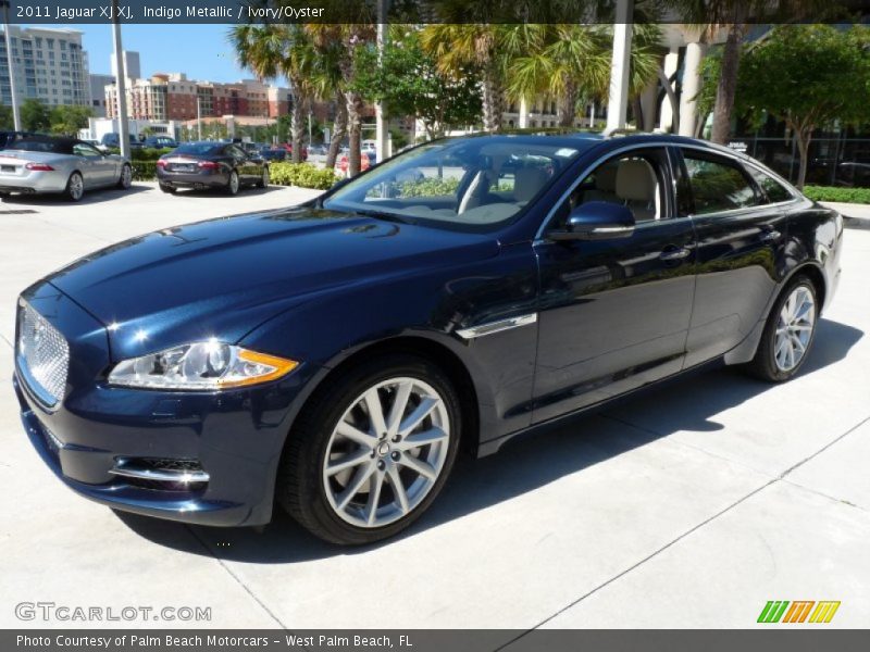 Indigo Metallic / Ivory/Oyster 2011 Jaguar XJ XJ