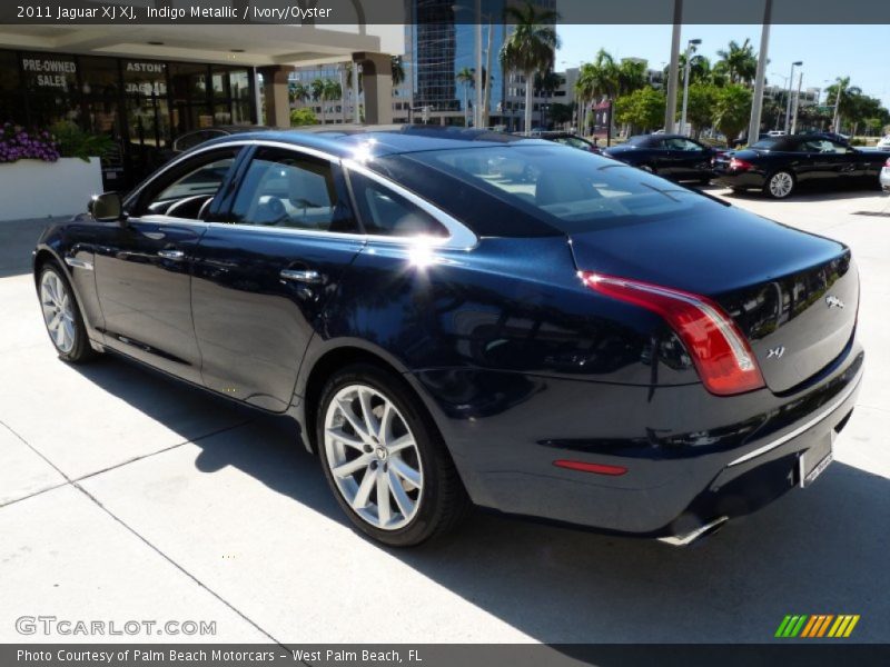 Indigo Metallic / Ivory/Oyster 2011 Jaguar XJ XJ