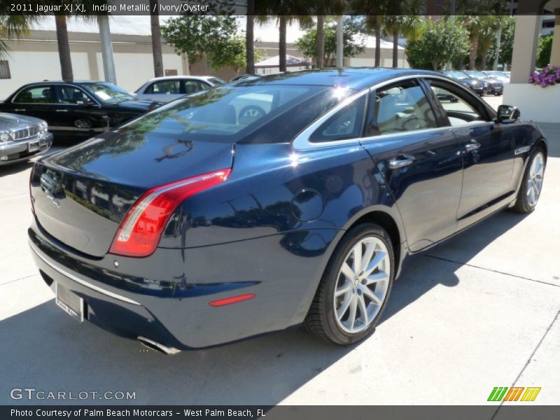 Indigo Metallic / Ivory/Oyster 2011 Jaguar XJ XJ