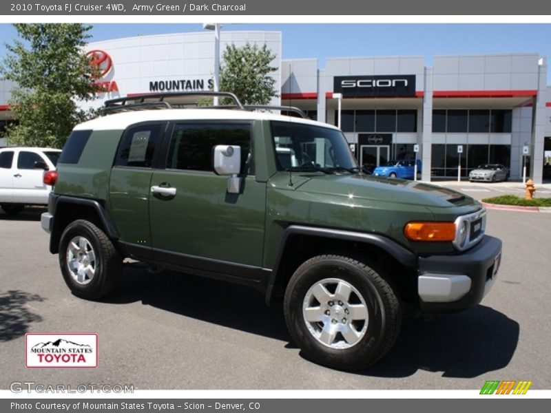 Army Green / Dark Charcoal 2010 Toyota FJ Cruiser 4WD