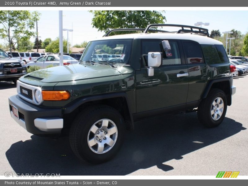 Army Green / Dark Charcoal 2010 Toyota FJ Cruiser 4WD