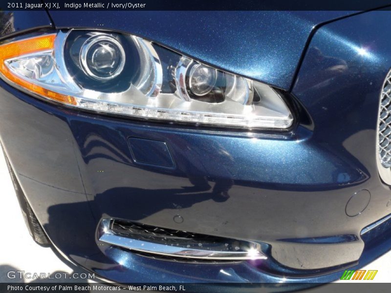 Indigo Metallic / Ivory/Oyster 2011 Jaguar XJ XJ