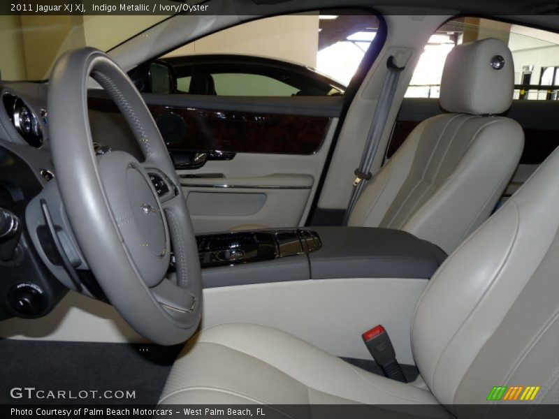 Indigo Metallic / Ivory/Oyster 2011 Jaguar XJ XJ