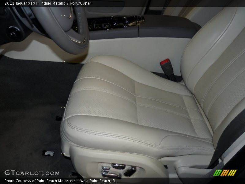 Indigo Metallic / Ivory/Oyster 2011 Jaguar XJ XJ