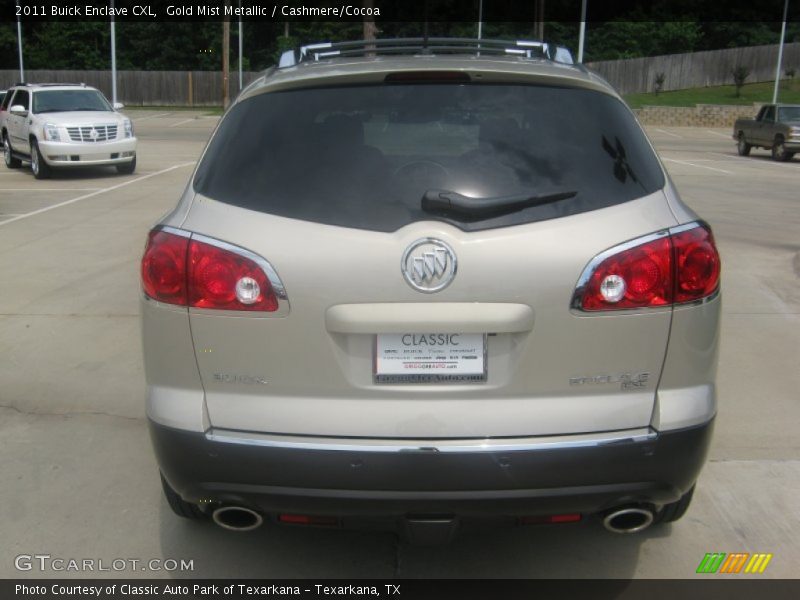 Gold Mist Metallic / Cashmere/Cocoa 2011 Buick Enclave CXL