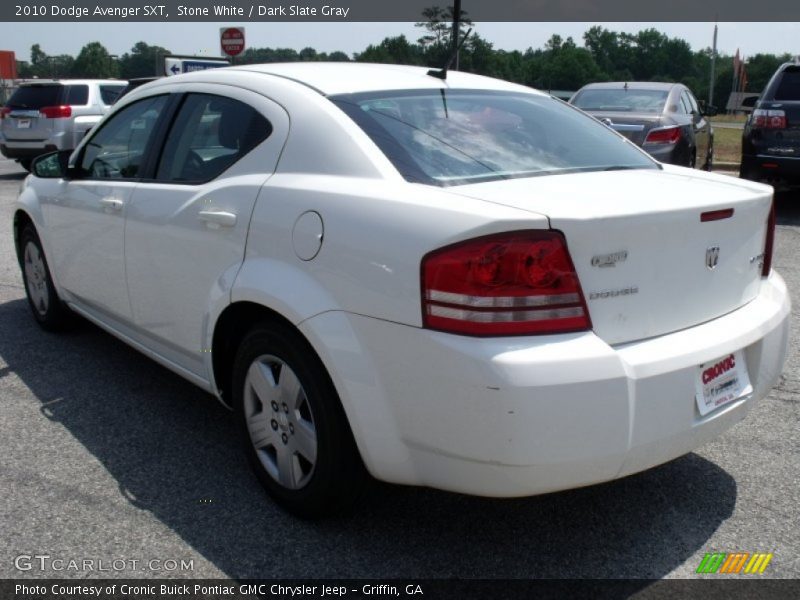 Stone White / Dark Slate Gray 2010 Dodge Avenger SXT