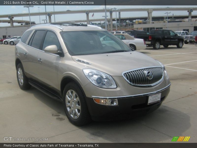 Gold Mist Metallic / Cashmere/Cocoa 2011 Buick Enclave CXL
