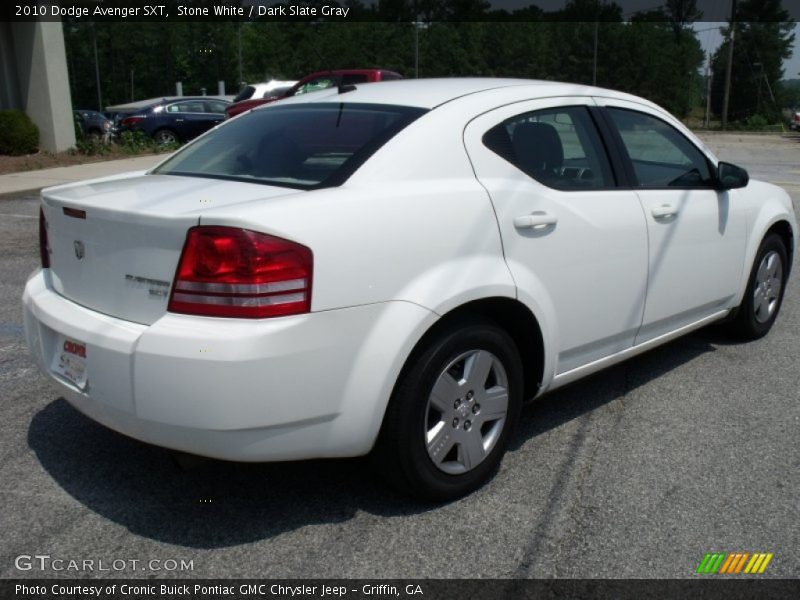 Stone White / Dark Slate Gray 2010 Dodge Avenger SXT