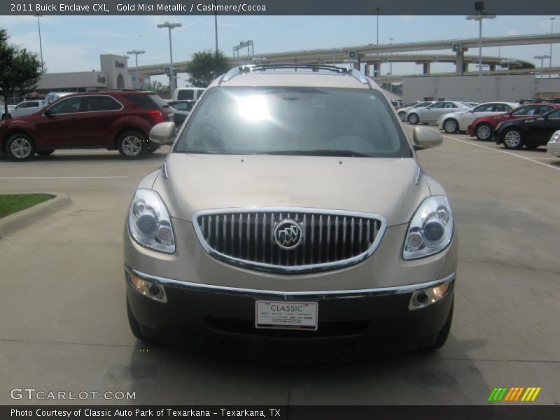 Gold Mist Metallic / Cashmere/Cocoa 2011 Buick Enclave CXL