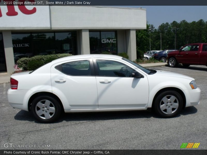 Stone White / Dark Slate Gray 2010 Dodge Avenger SXT