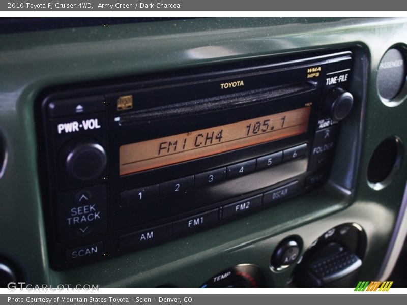Army Green / Dark Charcoal 2010 Toyota FJ Cruiser 4WD