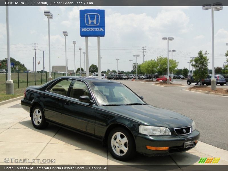 Juniper Green Pearl / Tan 1996 Acura TL 2.5 Sedan