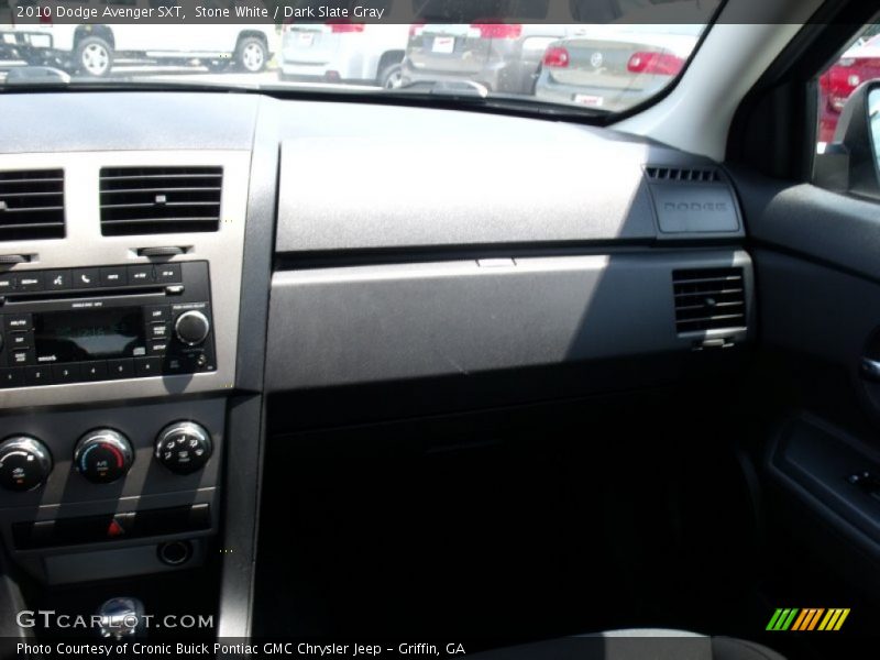 Stone White / Dark Slate Gray 2010 Dodge Avenger SXT