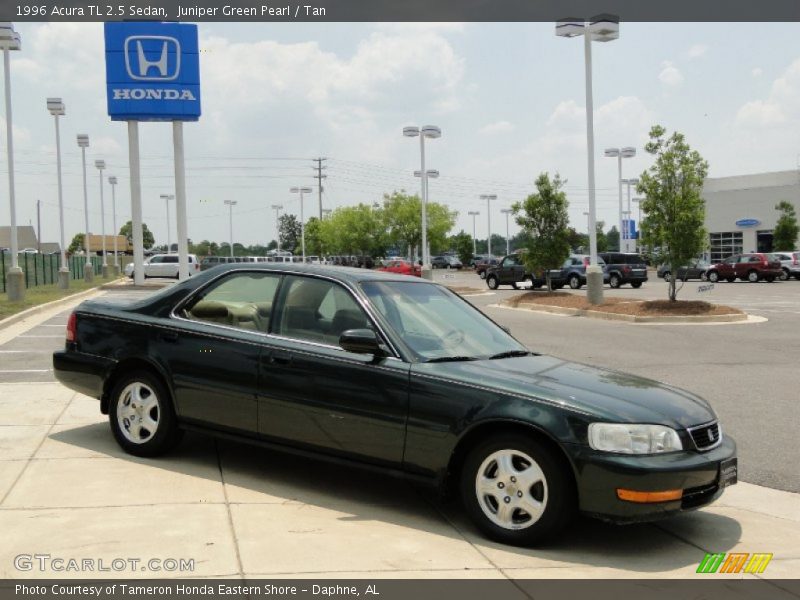Juniper Green Pearl / Tan 1996 Acura TL 2.5 Sedan