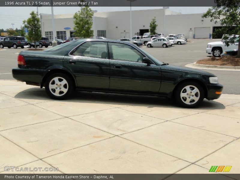 Juniper Green Pearl / Tan 1996 Acura TL 2.5 Sedan