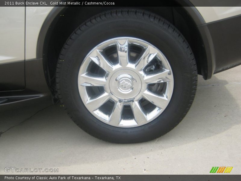 Gold Mist Metallic / Cashmere/Cocoa 2011 Buick Enclave CXL