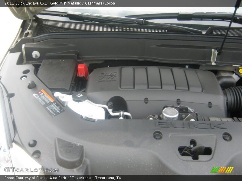 Gold Mist Metallic / Cashmere/Cocoa 2011 Buick Enclave CXL