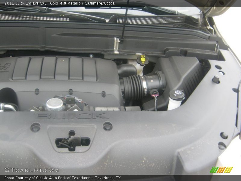 Gold Mist Metallic / Cashmere/Cocoa 2011 Buick Enclave CXL