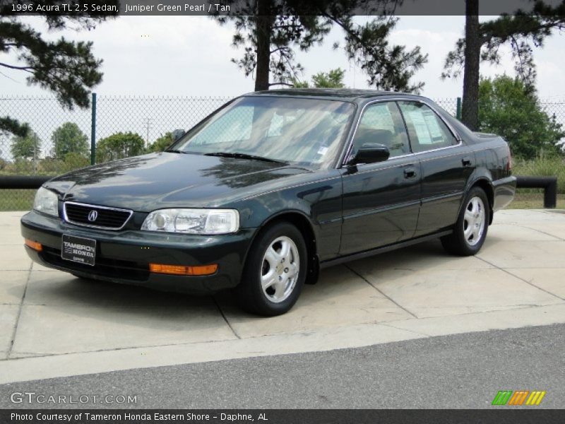 Juniper Green Pearl / Tan 1996 Acura TL 2.5 Sedan