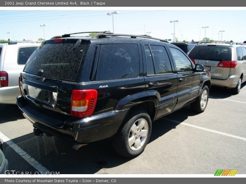 Black / Taupe 2001 Jeep Grand Cherokee Limited 4x4