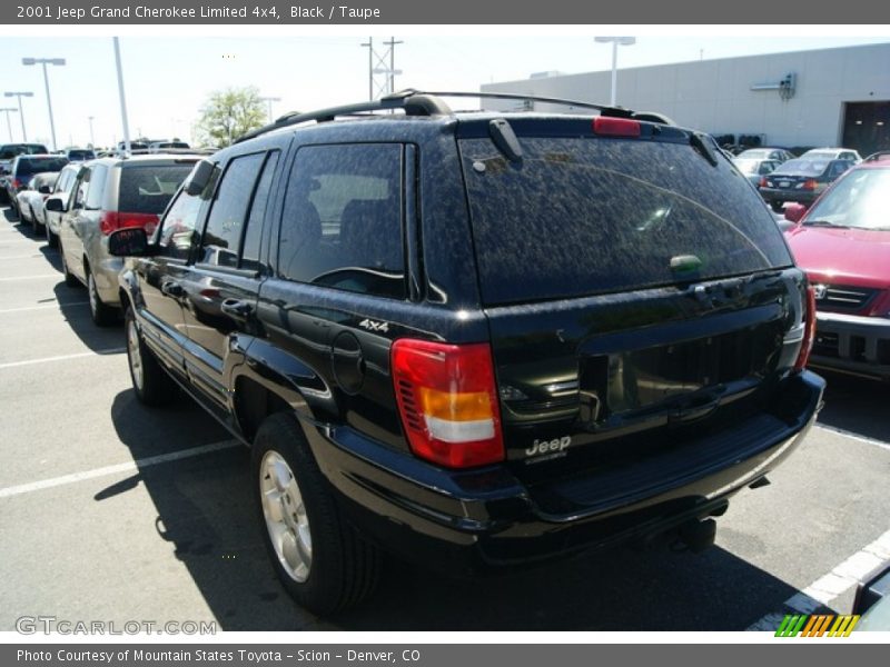 Black / Taupe 2001 Jeep Grand Cherokee Limited 4x4