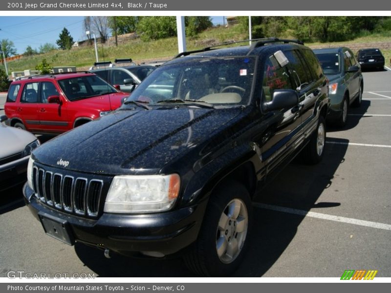 Black / Taupe 2001 Jeep Grand Cherokee Limited 4x4