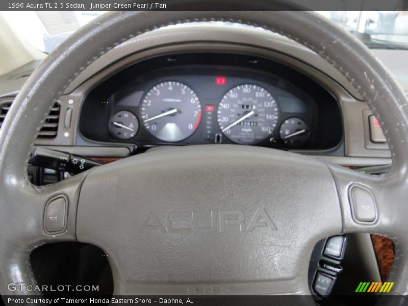Juniper Green Pearl / Tan 1996 Acura TL 2.5 Sedan