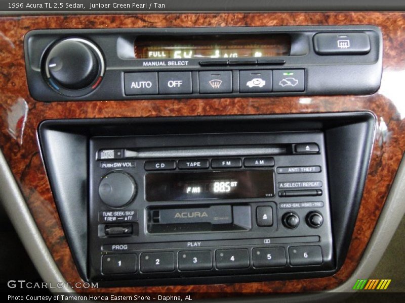 Controls of 1996 TL 2.5 Sedan