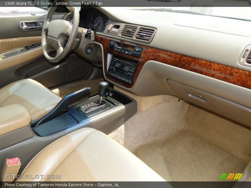 Juniper Green Pearl / Tan 1996 Acura TL 2.5 Sedan