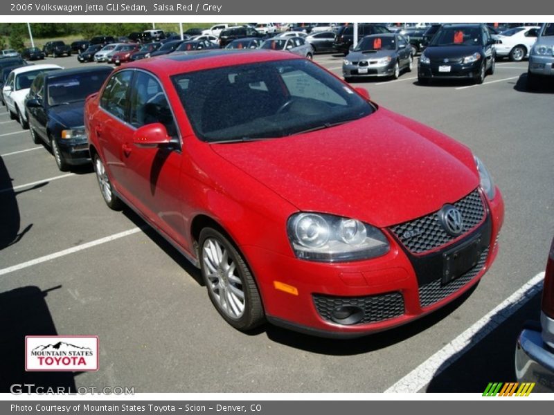 Salsa Red / Grey 2006 Volkswagen Jetta GLI Sedan