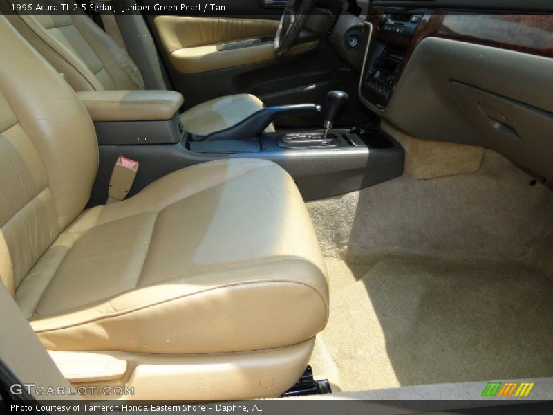 Juniper Green Pearl / Tan 1996 Acura TL 2.5 Sedan