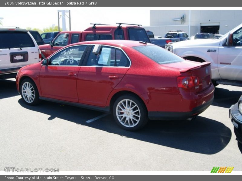 Salsa Red / Grey 2006 Volkswagen Jetta GLI Sedan