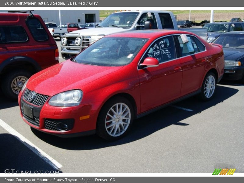 Salsa Red / Grey 2006 Volkswagen Jetta GLI Sedan