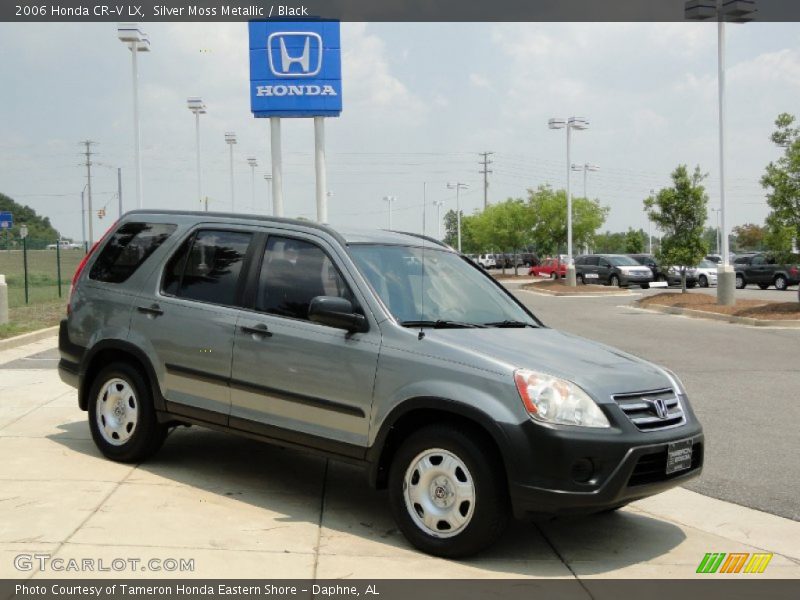 Silver Moss Metallic / Black 2006 Honda CR-V LX